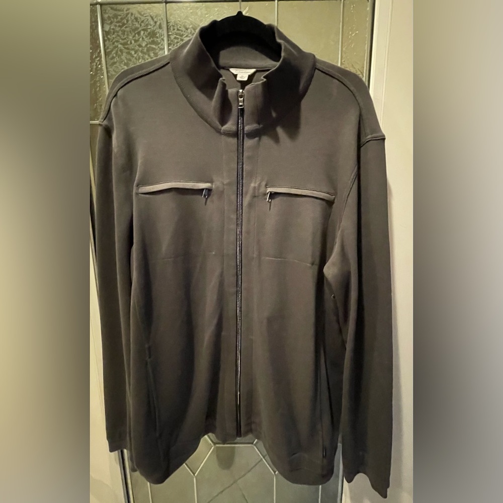 Calvin Klein Gray Fill Zip Jacket